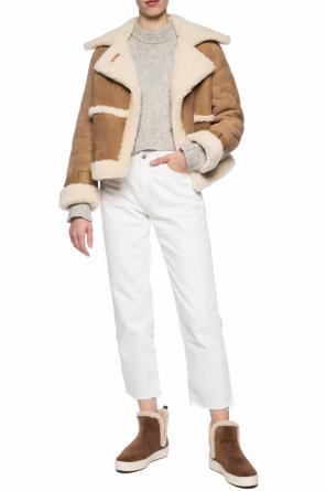 ‘farley’ fur-trimmed jacket, zdjęcie 2 ‘farley’ fur-trimmed jacket od AllSaints
